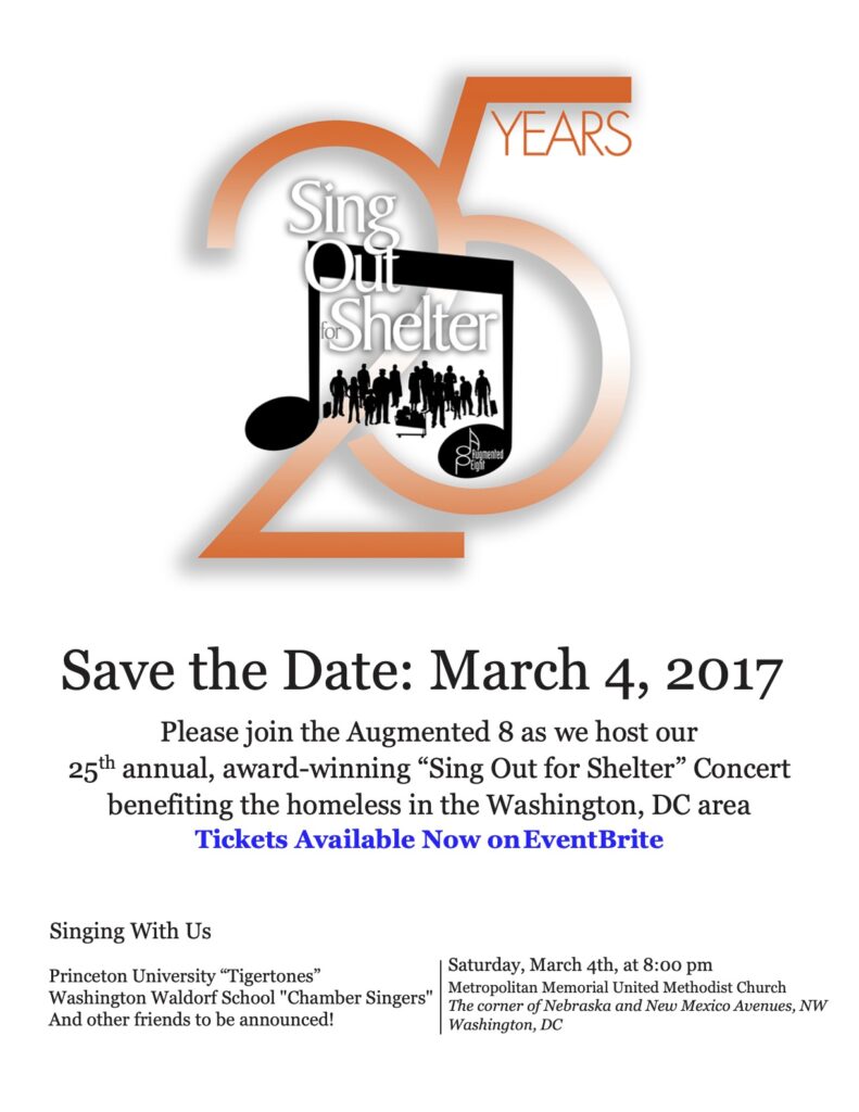 Sing Out for Shelter 2017